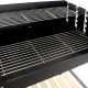 Barbacoa de Carbón con Ruedas DKD Home Decor Negro Natural Metal Acero 113 x 51 x 97 cm (113 x 51 x 97 cm)
