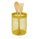 Pot for Kitchen Utensils Versa Yellow (11,5 x 15,5 x 11,5 cm)