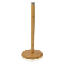 Kitchen Paper holder Versa S3404655 Wood Steel Bamboo (14 x 33 x 14 cm)