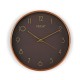 Wall Clock Gold Plastic (4 x 30 x 30 cm)