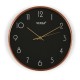 Wall Clock Gold Plastic (4 x 30 x 30 cm)