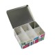 Decorative box Versa Metal Fusion (20,5 x 8,4 x 16,5 cm)