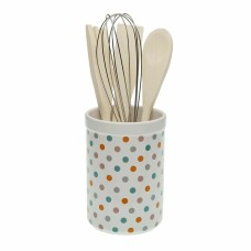 Bote para Utensilios de Cocina Versa Springdots Cerámica (10 x 15 x 10 cm)