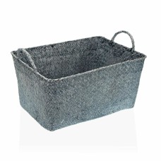 Multi-purpose basket Versa Rectangular Blue (23 x 18 x 33 cm)