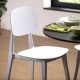 Chair Versa White 39,5 x 80 x 41,5 cm (4 Units)