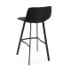 Stool Versa Baldwin Black 49 x 88 x 42 cm (2 Units)