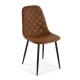 Chair Versa Serena Light brown 53 x 88 x 43,5 cm (4 Units)