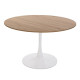 Mesa de Comedor Versa Lia Metal Madera MDF 120 x 73 x 120 cm