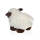 Sujetador de puerta Versa Textil 14 x 18 x 29 cm Oveja Blanco