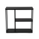 Console Versa Black Metal 30 x 76 x 135 cm