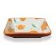 Serving Platter Versa Orange Ceramic Porcelain 9,3 x 2,5 x 7,3 cm