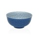 Snack Bowl Versa Blue Ceramic Porcelain 12,3 x 5,8 x 12,3 cm