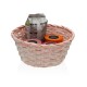 Basket Versa Marine algae Circular 10 cm Pink