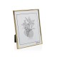 Photo frame Versa Golden Metal Minimalist 1 x 18,5 x 13,5 cm