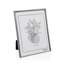 Photo frame Versa Silver Metal Minimalist 1 x 20,5 x 15,5 cm