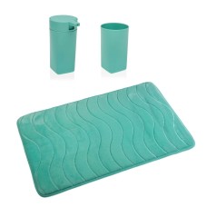 Bath Set Versa Blue polypropylene 45 x 2 x 75 cm Modern