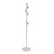 Hat stand Versa Nova White Wood Metal 34,5 x 174,5 x 34,5 cm