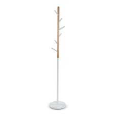 Hat stand Versa White Metal Escandinavo/Nórdico 28 x 180 x 28 cm