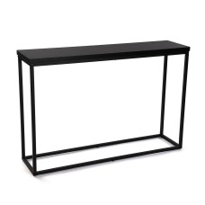 Console Versa Black Metal 30 x 80 x 120 cm