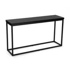 Console Versa Black Metal 30 x 60 x 110 cm