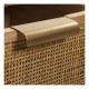 Chest of drawers Versa Rattan MDF Wood (24 x 66 x 30 cm)