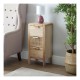 Chest of drawers Versa Rattan MDF Wood (24 x 66 x 30 cm)