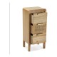 Chest of drawers Versa Rattan MDF Wood (24 x 66 x 30 cm)