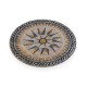 Table Mat Circular Mosaic Cork Ceramic (20 x 20 cm)