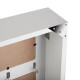 Armario de llaves Versa Wte 8 x 33 x 46 cm Blanco