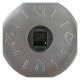 Wall Clock Versa Silver Metal Aluminium 4 x 35,5 x 35,5 cm