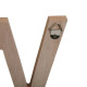 Colgador Welcome Versa Madera MDF 4 x 18 x 59,5 cm