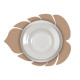 Salvamantel Versa Beige Hoja 35 x 44,5 cm