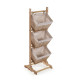 Estantería de Baño Versa Nadir Marrón 35 x 102 x 35 cm