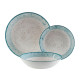 Vajilla Versa Azul Porcelana 18 Piezas
