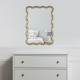 Espejo de pared Versa Dorado 2,6 x 70,2 x 50,2 cm