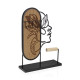 Joyero de Pie Versa M Negro Metal 7,5 x 27 x 20,5 cm
