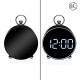 Alarm Clock Versa White Black