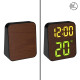 Alarm Clock Versa White Black Green