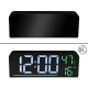 Alarm Clock Versa White Black Green