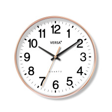 Reloj de Pared Versa Blanco Plástico 4,3 x 30 x 30 cm