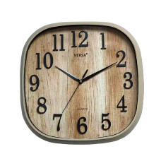 Reloj de Pared Versa Plástico 4,5 x 30 x 30 cm