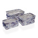 Basket set Versa Aqua 2 Textile 18 x 14 x 28 cm
