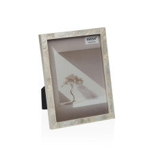 Photo frame Versa White MDF Wood 1,6 x 19,5 x 14,5 cm