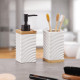 Soap Dispenser Versa White Bamboo
