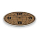 Wall Clock Versa Metal 4 x 40 x 40 cm