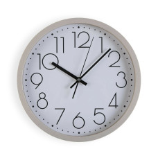 Reloj de Pared Versa Beige Madera 4,2 x 30 x 30 cm