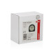 Table clock Versa Luxa Black Plastic 5,8 x 10 x 10 cm