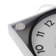 Reloj de Pared Versa Negro Plástico 4 x 30 x 30 cm