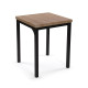 Conjunto de Mesa con 2 Sillas Versa PVC Metal Madera MDF 60 x 76 x 60 cm
