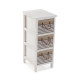 Cajonera Versa Tabo Textil Madera de Paulonia 32 x 63 x 26 cm